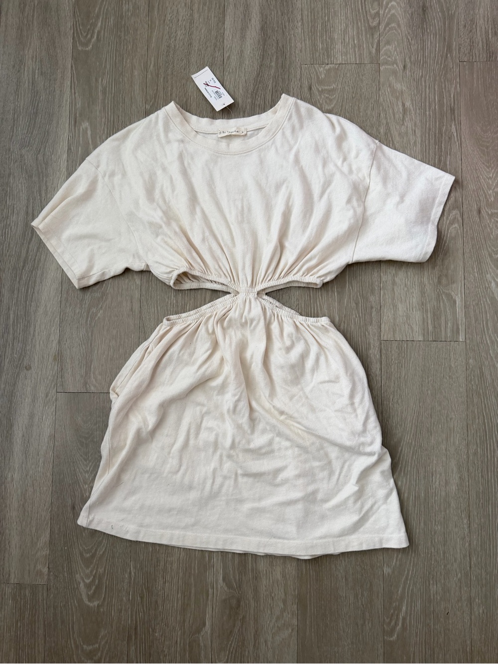 By Together Cream Cutout Dress